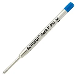 Schmidt P900 Ballpoint TC Ball Refill, To Fit Parker Ballpoint Pens, Medium, Blue, 2 Pack (SC58136)