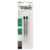 Schmidt P900 Ballpoint TC Ball Refill, To Fit Parker Ballpoint Pens, Medium, Black, 2 Pack (SC58135)