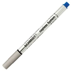 Schmidt P8120 Short Capless Rollerball Refill, Broad, Blue, 2 Pack (SC58134)