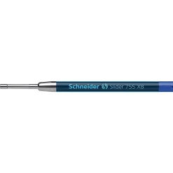 Schneider Slider 755 XB Ballpoint Pen Refill, Extra Broad Point, Blue Ink, Pack of 10 (PSY175503-10)