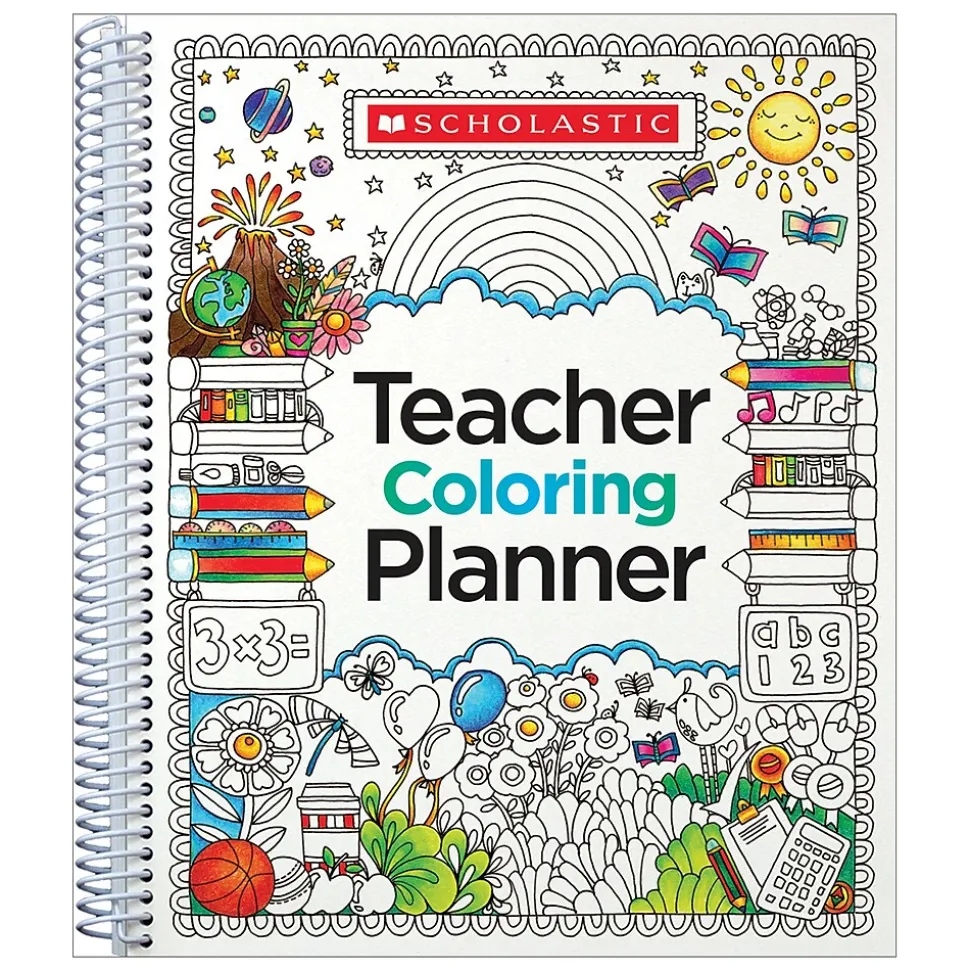 Scholastic Teacher Coloring Planner (SC-809292)