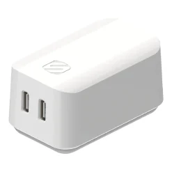 scosche PowerVolt PD35 USB Type-C Wall Charger, White (HPDCC35WT-SP)
