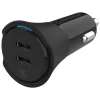 scosche PowerVolt USB Car Charger for Most Smartphones, Black (CPDCC40-SP)