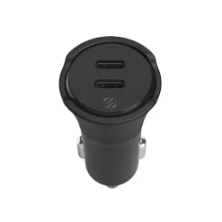 scosche PowerVolt USB Car Charger for Most Smartphones, Black (CPDCC40-SP)