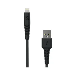 scosche StrikeLine HD Lightning USB Cable for iPhone/iPad/iPod Touch, Black (HDI310I)