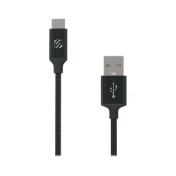scosche StrikeLine Premium 4' USB A Male/C Male, Space Gray (CAB4SG)