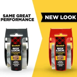 Scotch Box Lock Heavy Duty Packing Tape with Dispenser, 1.88