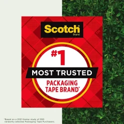 Scotch Box Lock Paper Packaging Tape, 1.88