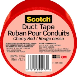 Scotch Duct Tape, 1.88" x 20 yds., Red (920-RED-C)