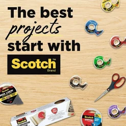 Scotch Expressions Light Masking Tape, 0.94 x 20 yds., Yellow/Green/Red, 3/Pack (3437-3PRM)