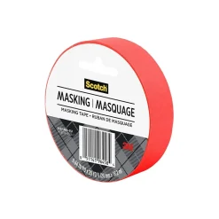 Scotch Expressions Masking Tape, 0.94" x 20 yds., Red (3437-PRD)