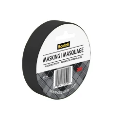 Scotch® Expressions Masking Tape, .94" x 20 yds., Black (3437-BLK)