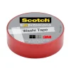 Scotch® Expressions Tape, .59" 393", Red (C314-RED)