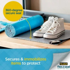 Scotch™ Flex & Seal Shipping Roll Self-Sealing Padded Mailer, 15" x 10', Blue (FS-1510)