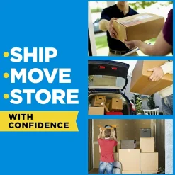 Scotch Heavy Duty Packing Tape with Dispenser, 1.88" x 43.7 yds., Clear, 6/Pack (38504063BRD2GC)