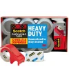 Scotch Heavy Duty Shipping Packing Tape, 1.88" x 54.6 yds., Clear, 12/Pack (3850-12-DP3)