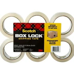 Scotch Shipping Packaging Tape, 1.88 in x 38.2 yds., 6 Pack (3950S-6)