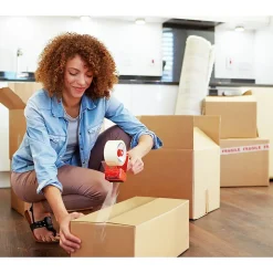 Scotch Shipping Packing Tape, 1.88" x 109 yds., Clear, 6 Pack (3350L-6)