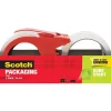 Scotch Sure Start Packing Tape with Dispenser, 1.88" x 38.2 yds., Clear, 2/Pack (3450S-2-1RD)