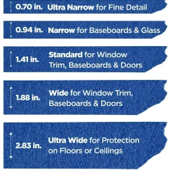 ScotchBlue ORIGINAL Painter's Tape Value Pack, 0.94