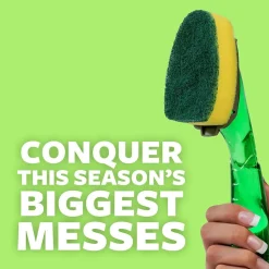 Scotch-Brite Heavy Duty Dishwand, Green/Yellow (650-4)