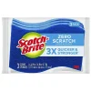 Scotch-Brite Non-Scratch Scrub Sponge, Blue, 3/Pack (MP-3-8-D)