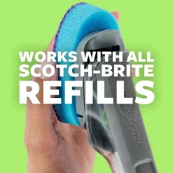 Scotch-Brite Soap Control Non-Scratch Dishwand, Blue (451A-4)