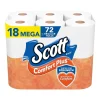 Scott Comfort Plus 1-Ply Standard Toilet Paper, White, 462 Sheets/Roll, 18 Rolls/Case (54258)