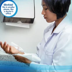 Scott Control Plus+ Slimfold Recycled Multifold Paper Towels, 1-ply, 90 Sheets/Pack, 24 Packs/Carton (04442)