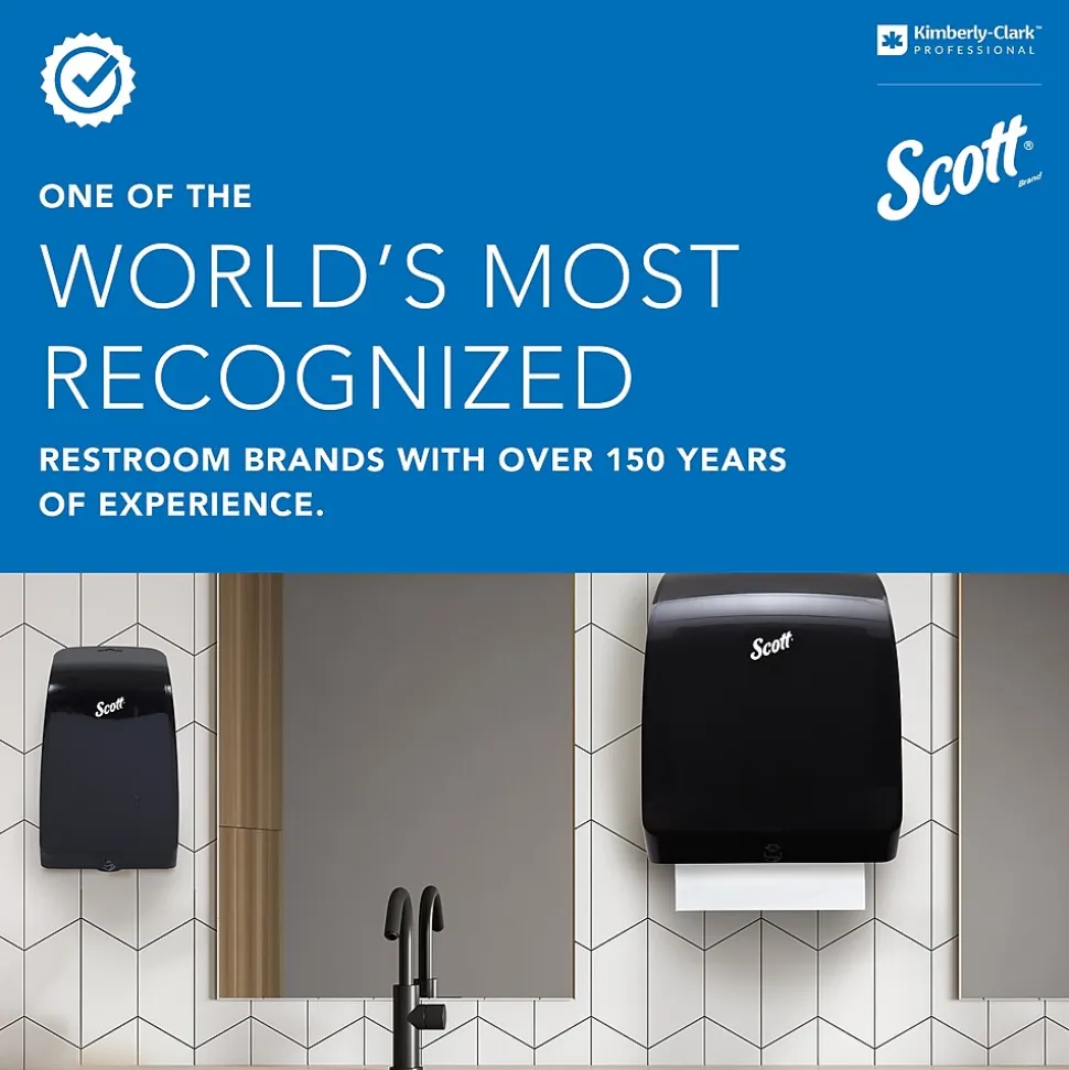 Scott Essential Hardwound Paper Towels, 1-Ply, 12 Rolls/Carton (04142)