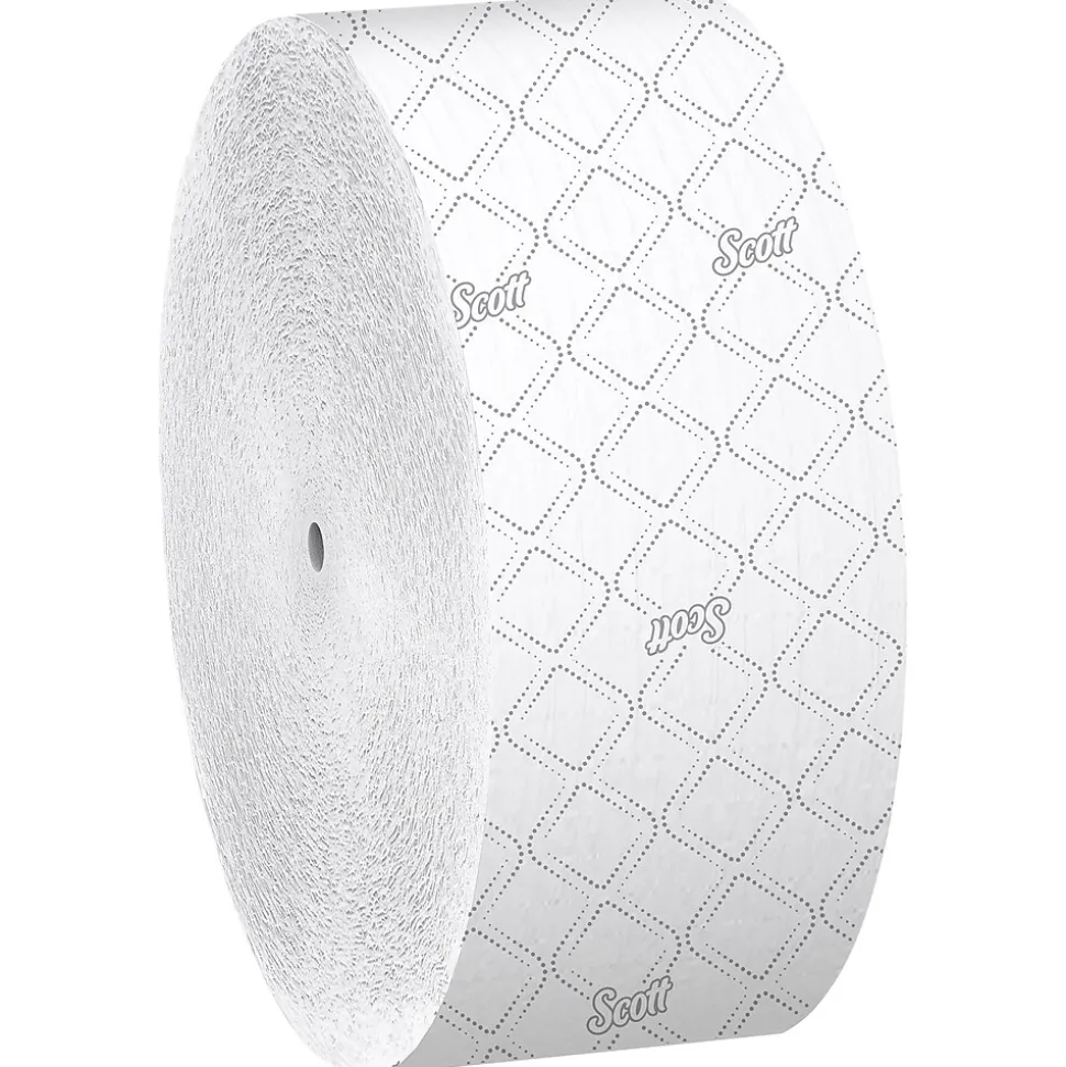 Scott Essential JRT Recycled Coreless Toilet Paper, 2-ply, White, 12 Rolls/Case (07006)