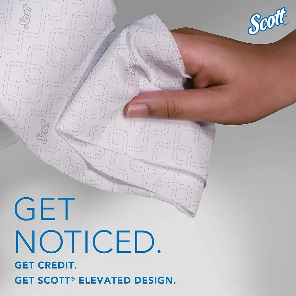 Scott Essential JRT Recycled Coreless Toilet Paper, 2-ply, White, 12 Rolls/Case (07006)