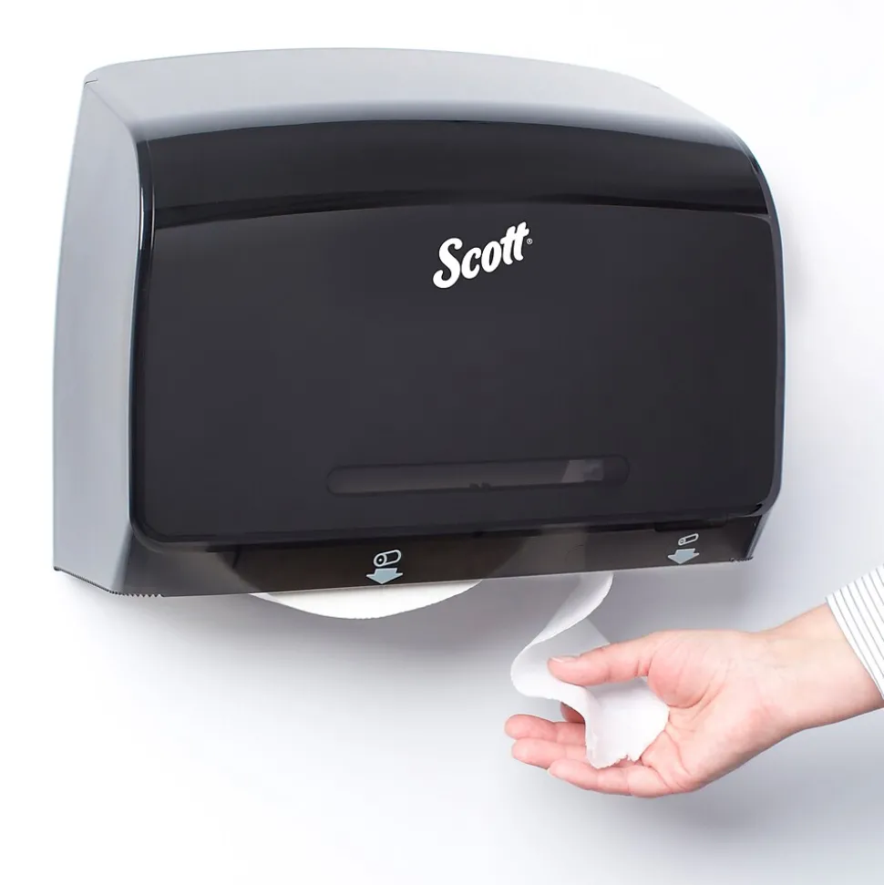 Scott Essential 2-Ply Jumbo Toilet Paper, White, 12 Rolls/Carton (07304)