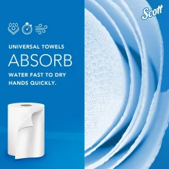 Scott Essential Recycled Hardwound Paper Towels, 1-ply, 1000 ft./Roll, 6 Rolls/Carton (01005)
