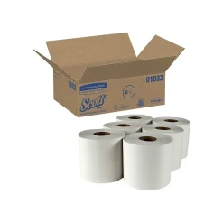 Scott Essential Recycled Centerpull Paper Towels, 1-ply, 700 Sheets/Roll, 6 Rolls/Pack (01032)