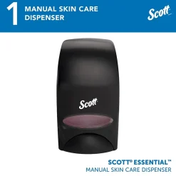 Scott Essential Wall Mounted Hand Soap/Hand Sanitizer Dispenser, Black (KCC 92145)
