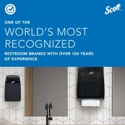 Scott Essential Wall Mounted Hand Soap/Hand Sanitizer Dispenser, Black (KCC 92145)