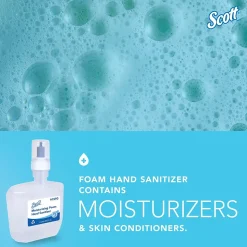 Scott Pro Foaming Hand Sanitizer Refill, Fresh Scent, 1200 mL., 2/Carton (91590)