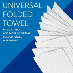 Scott Pro Recycled Multifold Paper Towels, 1-ply, 175 Sheets/Pack (01980)