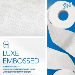 Scott Professional Toilet Paper, 2-Ply, White, 550 Sheets/Roll, 40 Rolls/Carton (48040)