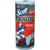 Scott Shop Towels Original, 9.4" x 11", Blue, 55 Sheets/Roll, 30 Rolls/Carton (75130)