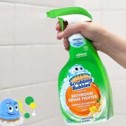 Scrubbing Bubbles Bathroom Grime Fighter Cleaner, Citrus, 32 Oz. (306111)