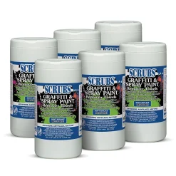 Scrubs Polypropylene Cleaning Towels, 14.5" x 10", 6.3 lbs., 30 Towels/Canister, 6 Canisters/Carton (ITW90130CT)