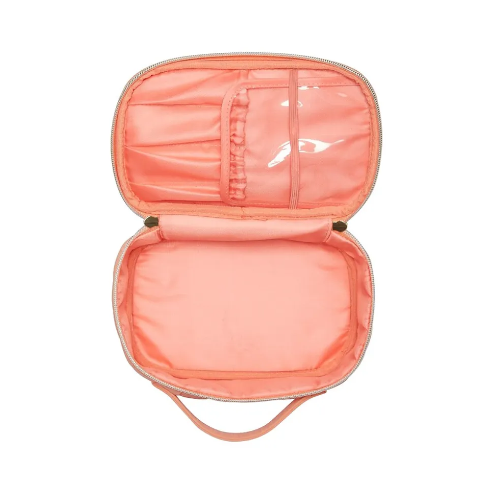 scunci 8.5" Polyester Travel Organizer, Coral (A30592)