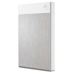 Seagate Ultra Touch 2TB External Hard Drive Portable HDD USB-C and USB 3.0, White (STHH2000402)
