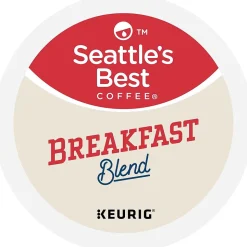 Seattle's Best Coffee Breakfast Blend Keurig® K-Cup® Pods, Medium Roast, 24/Box (SBK30188)