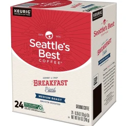 Seattle's Best Coffee Breakfast Blend Keurig® K-Cup® Pods, Medium Roast, 24/Box (SBK30188)