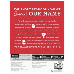 Seattle's Best Coffee House Blend Keurig® K-Cup® Pods, Medium Roast, 24/Box (SBK30189)