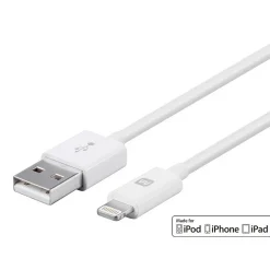 Select Series Apple® MFi Certified Lightning™ to USB Charge & Sync Cable, 10ft White