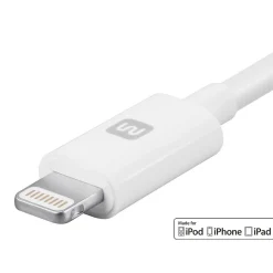 Select Series Apple® MFi Certified Lightning™ to USB Charge & Sync Cable, 10ft White